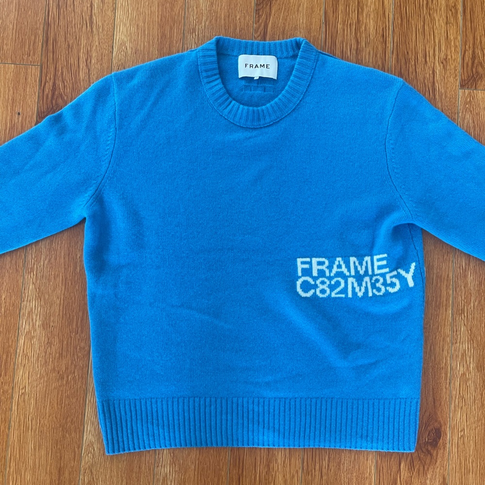 FRAME designer cashmere sweater